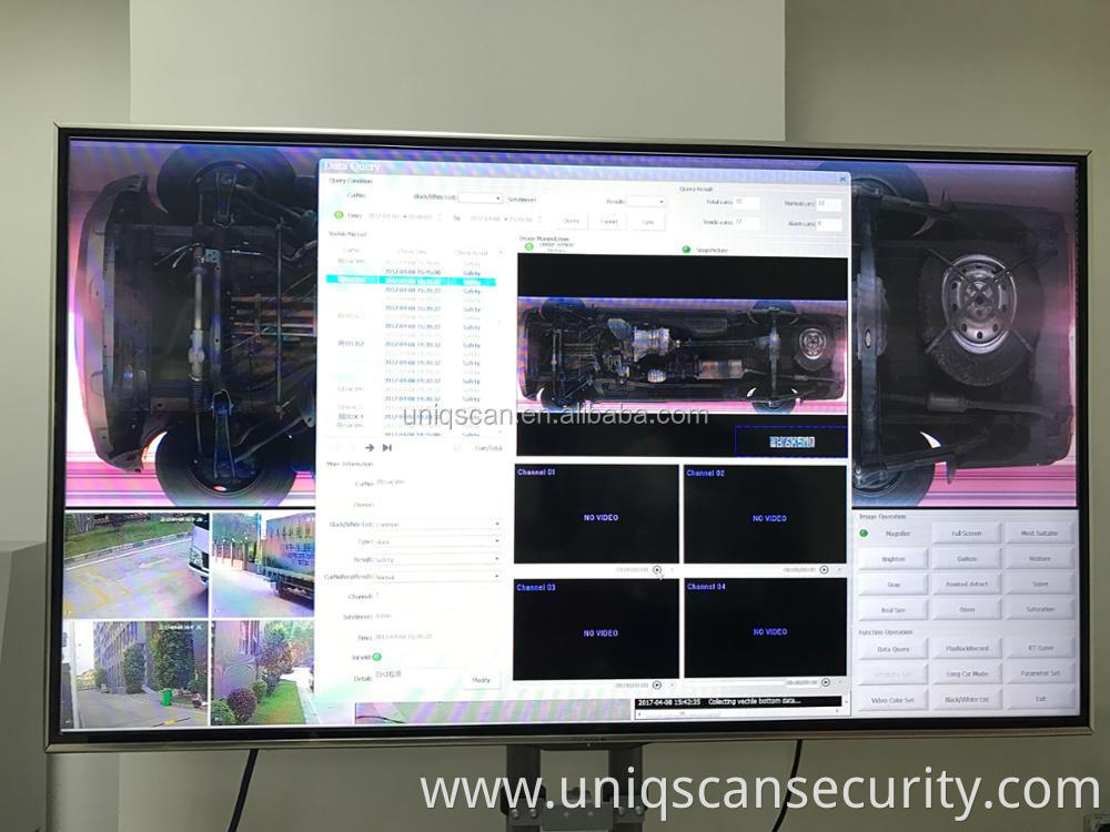 UVSS/UVIS Car Inspection Surveillance System used for security check in prison,hotel ,exhibition center etc UV300-F